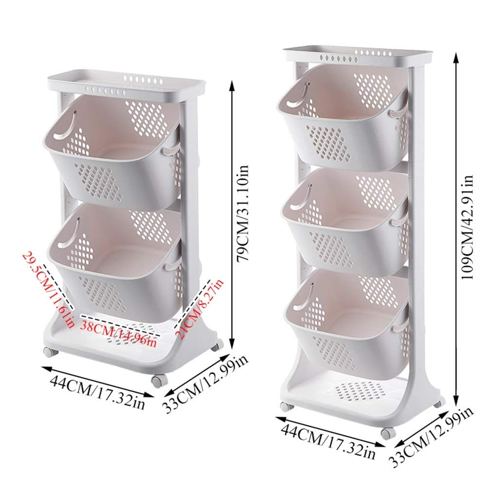 Kitchen Vegetable Storage Basket, Fruits Vegetable Rack, Storage Laundry Basket Kitchen Vegetable Storage Basket, Fruits Vegetable Rack, Storage Laundry Basket